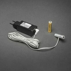 KONSTSMIDE ADAPTATEUR POUR BATTERIE ARTICLE DE CAMPING, PLASTIQUE, NOIR 5152-000
