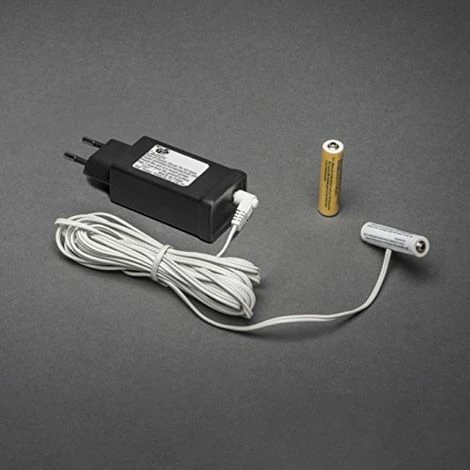 KONSTSMIDE ADAPTATEUR POUR BATTERIE ARTICLE DE CAMPING, PLASTIQUE, NOIR 5152-000