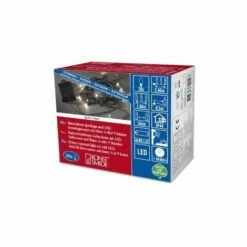 KONSTSMIDE 3722-100 GUIRLANDE 20 LED BLANC CHAUD + INTERRUPTEUR + DÉTECTEUR CRÉPUSCULAIRE 1,5 V