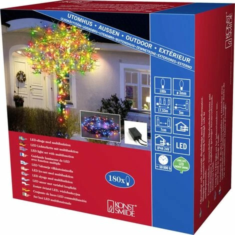 Micro Guirlande Lumineuse Konstsmide 3632-500 LED Intégrée N/A Multicolore N/A 3 KWh/1000h – Image 2