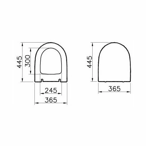 Vitra SENTO Abattant Ultra-fin Frein De Chute (120-003R009) – Image 2