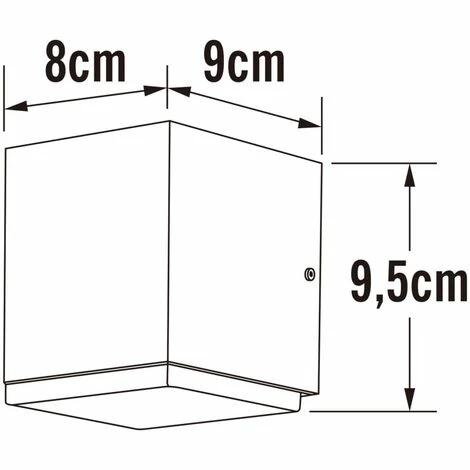 Applique à LED Monza 1x6W Gris Foncé KONSTSMIDE - Anthracite – Image 3