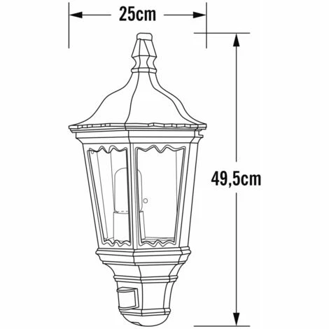 Applique Murale à Capteur Firenze Noir Mat KONSTSMIDE - Noir – Image 4