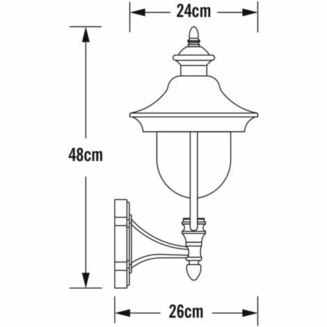 Applique Murale Parma En Haut Acier Inoxydable Brossé KONSTSMIDE - N/A – Image 4
