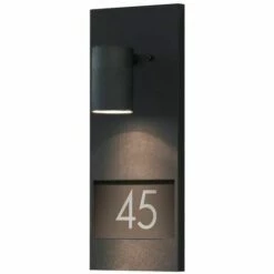 Applique Murale De Numéro De Maison Modena Noir Mat KONSTSMIDE - Noir