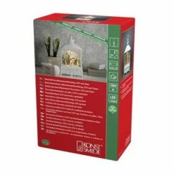 KONSTSMIDE 4396-200 PÈRES-NOËL AVEC OISEAUX AMPOULE LED BLANC