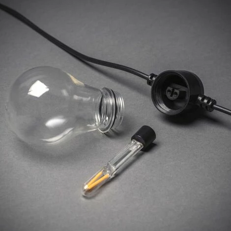 Guirlande Lumineuse 10 Ampoules Remplaçables Extra Chaud KONSTSMIDE - N/A – Image 4