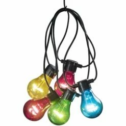 Guirlande Lumineuse Avec 10 Ampoules Multicolore KONSTSMIDE - Multicolore