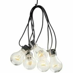 Guirlande Lumineuse Avec 10 Ampoules Transparentes KONSTSMIDE - N/A