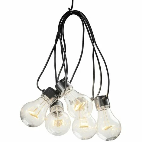 Guirlande Lumineuse Avec 10 Ampoules Transparentes KONSTSMIDE - N/A