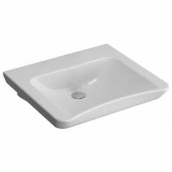 Lavabo S20 600 X 545/510 Mm Sans Trou Pour Robinet, Sans Trop-plein Blanc VITRA