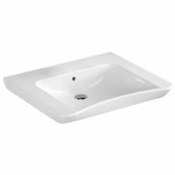 Lavabo S20 650 X 560/520 Mm Sans Trou Pour Robinetterie, Avec Trop-plein Blanc VITRA