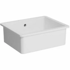 Evier Céramique Blanc Vitra ARKITEKT 1 Bac - Blanc