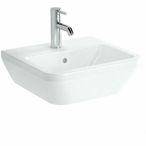 Vitra Integra Lavabo 45x40 Cm Avec Trou Pour Robinetterie Au Milieu, Blanc (7047-003-0001)