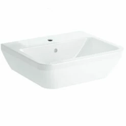 Vitra Integra Lavabo Suspendu 50x43 Cm Avec Trou Pour Robinetterie Au Milieu, Blanc (7048-003-0001)