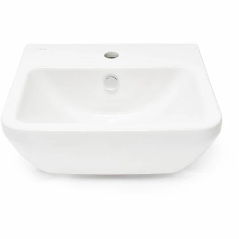 Vitra Integra Lavabo Suspendu 50x43 Cm Avec Trou Pour Robinetterie Au Milieu, Blanc (7048-003-0001) – Image 2