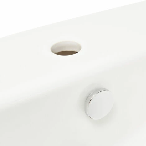 Vitra Integra Lavabo Suspendu 50x43 Cm Avec Trou Pour Robinetterie Au Milieu, Blanc (7048-003-0001) – Image 4