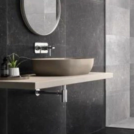 Lavabo Double Vasque à Poser VITRA Outline, 5 Formes, 5 Couleurs Haut De Gamme, Ovale, Vison Mat – Image 3