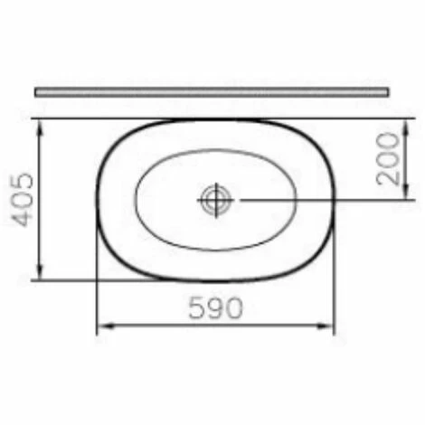 Lavabo Double Vasque à Poser VITRA Outline, 5 Formes, 5 Couleurs Haut De Gamme, Ovale, Vison Mat – Image 5