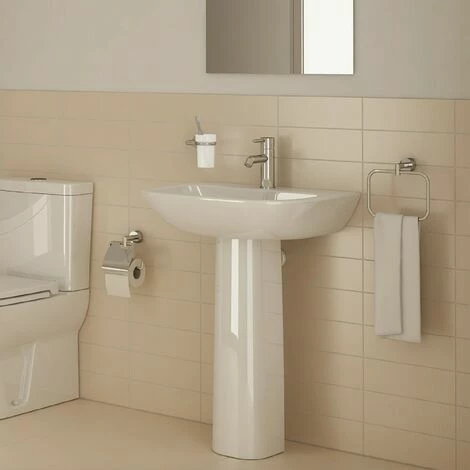 Lavabo De Salle De Bain En Céramique évier Suspendu 60cm Sanitaire S20 VitrA – Image 3
