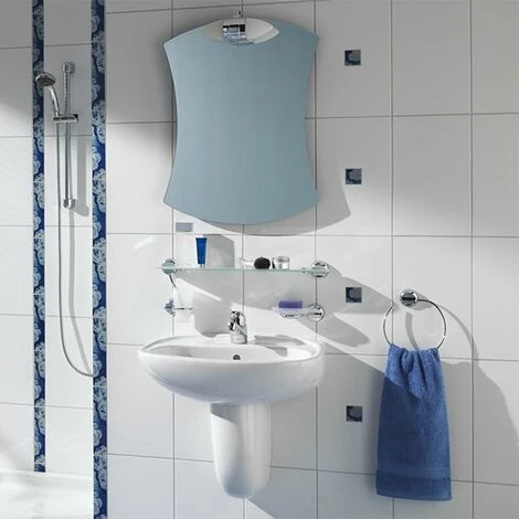 Lavabo Semi-colonne évier En Céramique Suspendu Moderne Normus VitrA – Image 2