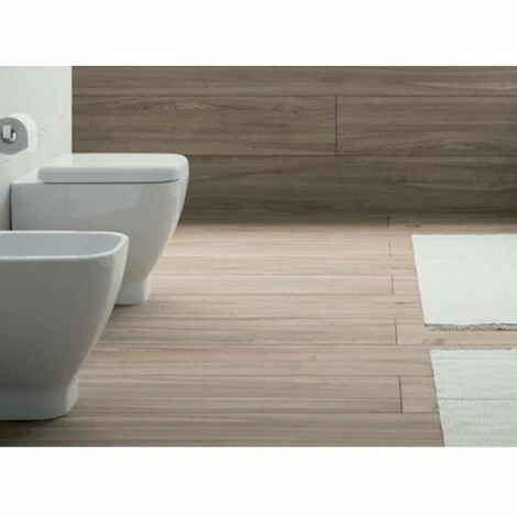 Abattant WC Blanc Pour WC Dos Au Mur Shift VitrA – Image 2