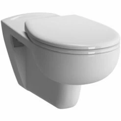 WC Suspendu CONFORMA VITRAFLUSH à Fond Creux, Sans Rebord De Chasse, 350 X 700 Mm Blanc VITRA