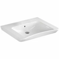 Lavabo S20 650 X 560/520 Mm Sans Trou Pour Robinetterie, Avec Trop-plein Blanc VITRA