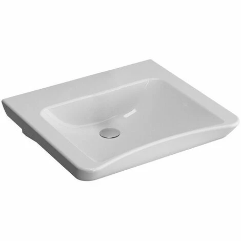 Lavabo S20 600 X 545/510 Mm Sans Trou Pour Robinet, Sans Trop-plein Blanc VITRA