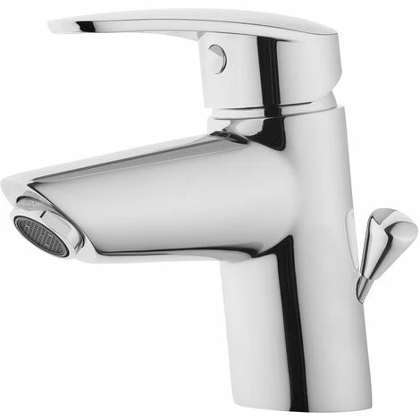 Mitigeur De Lavabo NF Cartouche 1/2 C2 éco Avec Tirette 45° - VITRA - A40962EKP