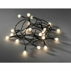 Guirlande Lumineuse Avec Piles Konstsmide LED Globelichterkette 1491-107 LED Intégrée N/A Blanc Chaud N/A