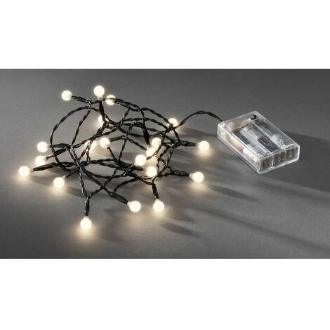 Guirlande Lumineuse Avec Piles Konstsmide LED Globelichterkette 1491-107 LED Intégrée N/A Blanc Chaud N/A – Image 3