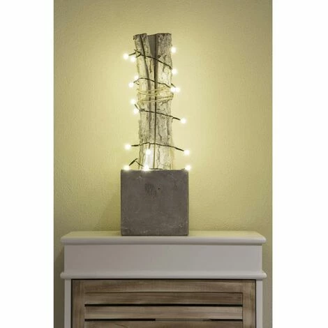 Guirlande Lumineuse Avec Piles Konstsmide LED Globelichterkette 1491-107 LED Intégrée N/A Blanc Chaud N/A – Image 4